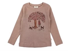 Wheat t-shirt Tree powder brown